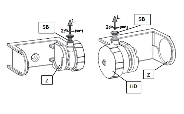 高通量組織丝瓜污视频入口儀夾具操作示意圖